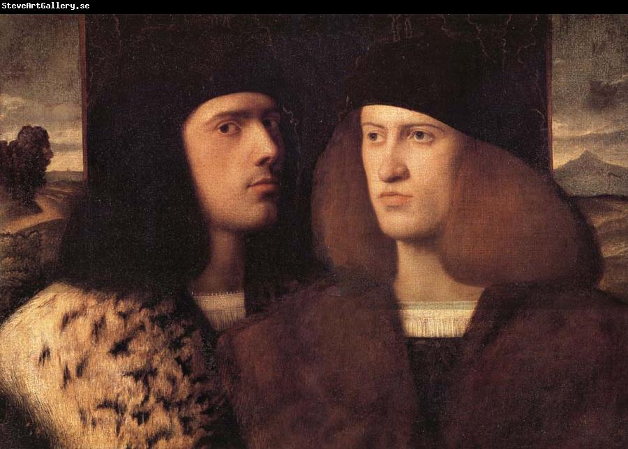 Giovanni Cariani Portrait de deux jeunes gentilhommes venitiens